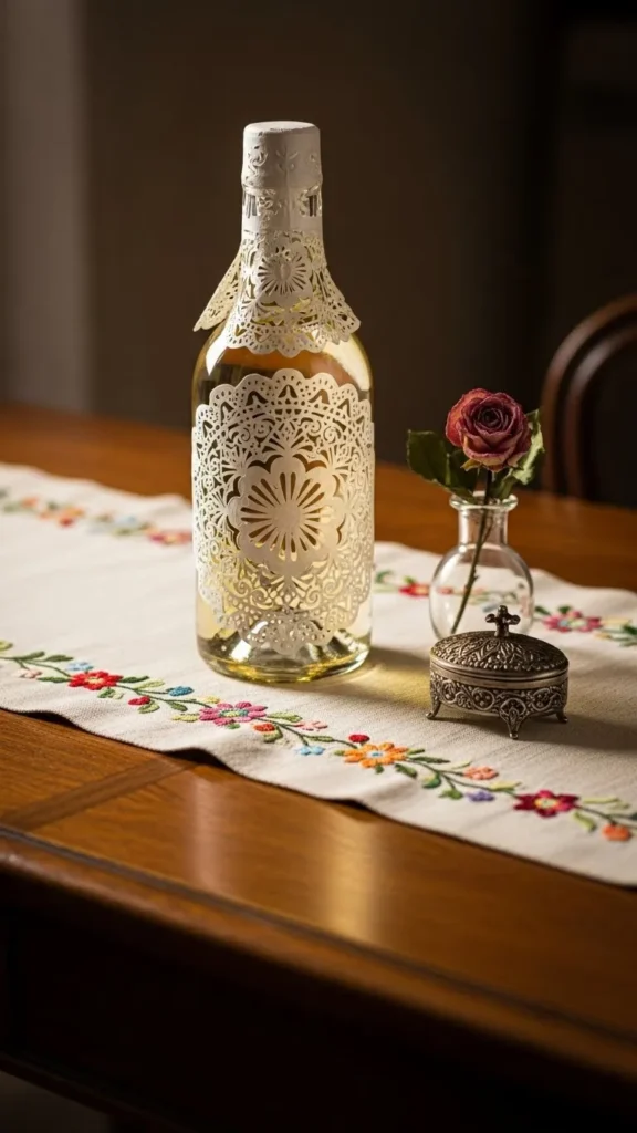 Paper Doily Wrap Labels