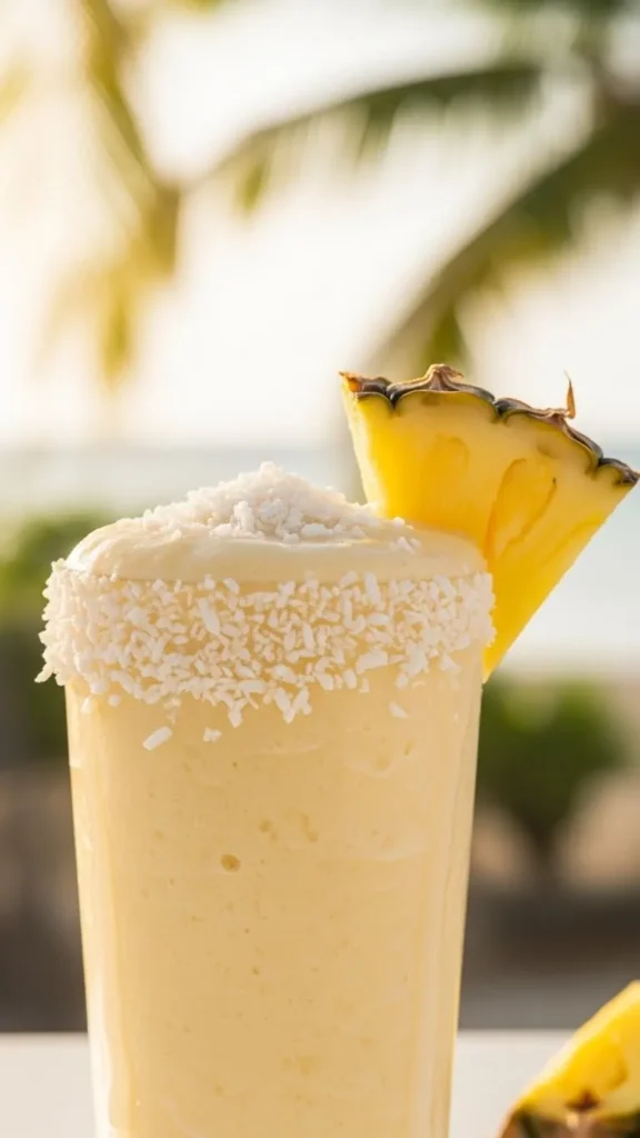 Pineapple Coconut Cream Smoothie