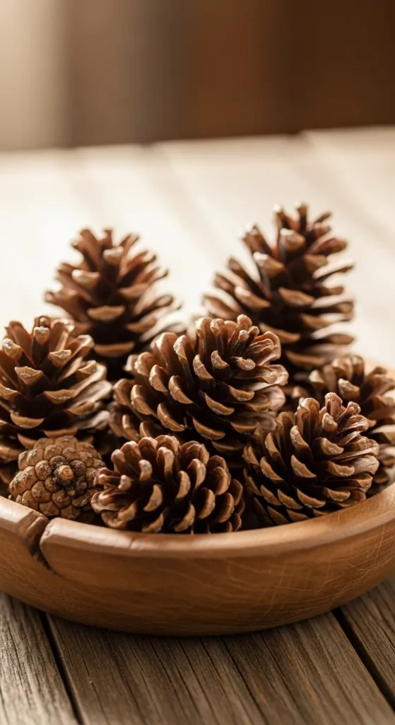 Pinecone Table Decor