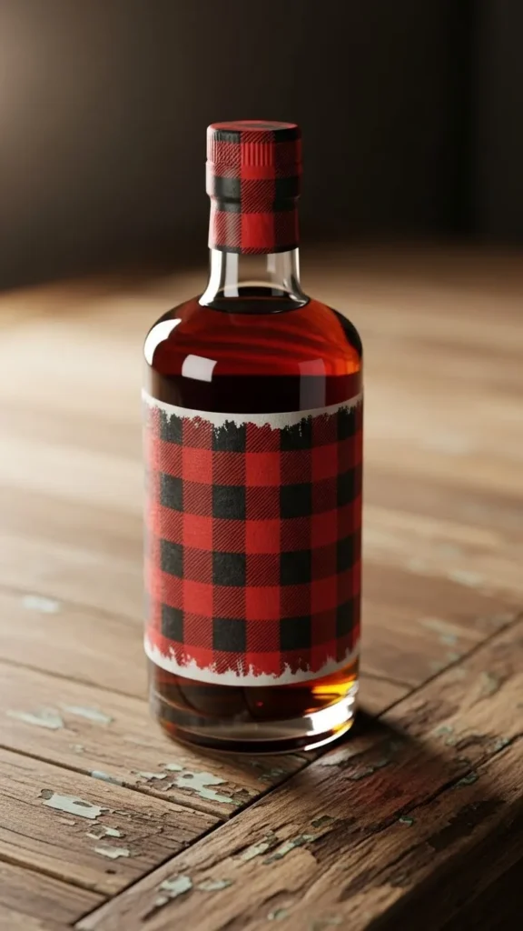 Plaid Pattern Labels