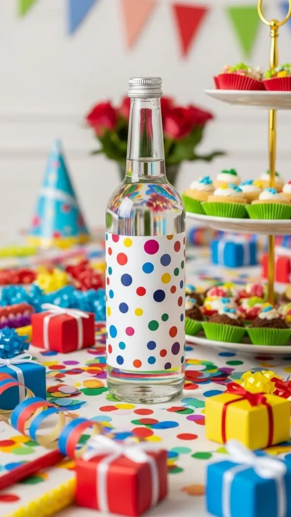 Polka Dot Party Labels