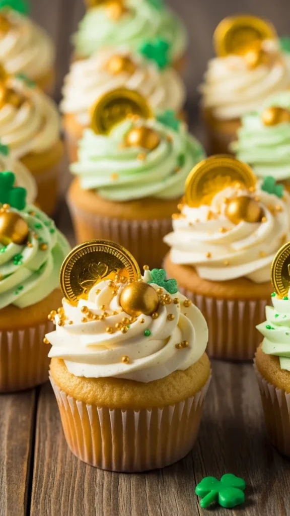 Pot-Of-Gold Cupcakes