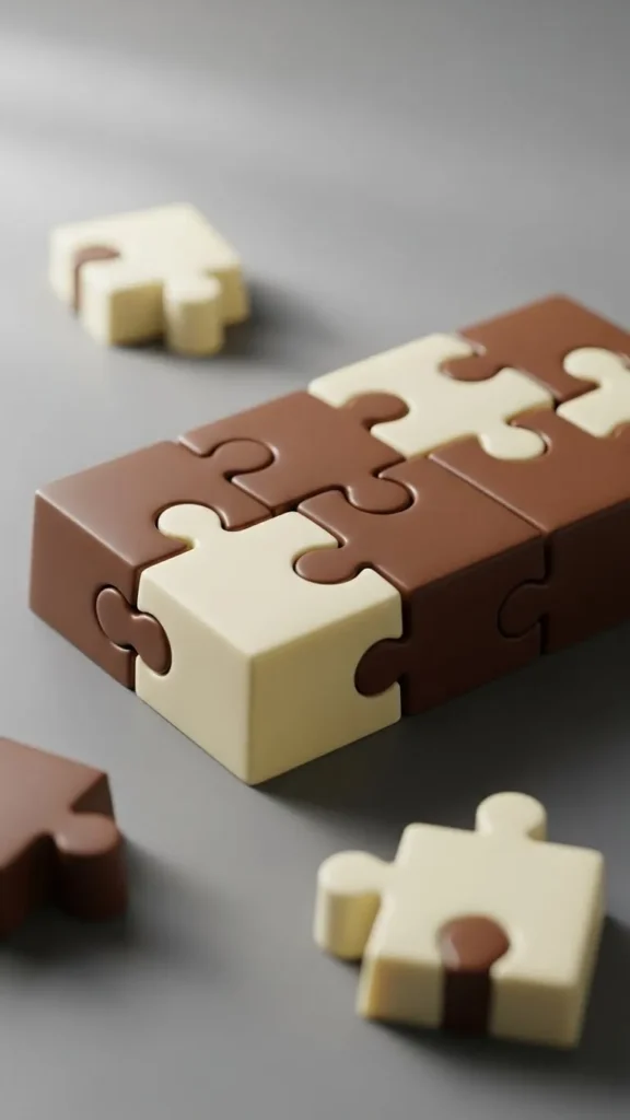Puzzle Piece Chocolates