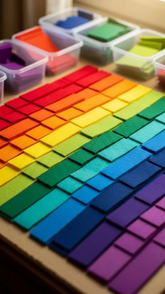 Rainbow Felt Board