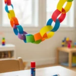 Rainbow Paper Chains