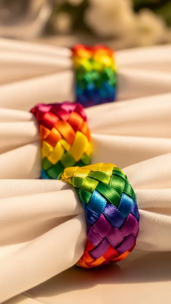  Ribbon Napkin Rings