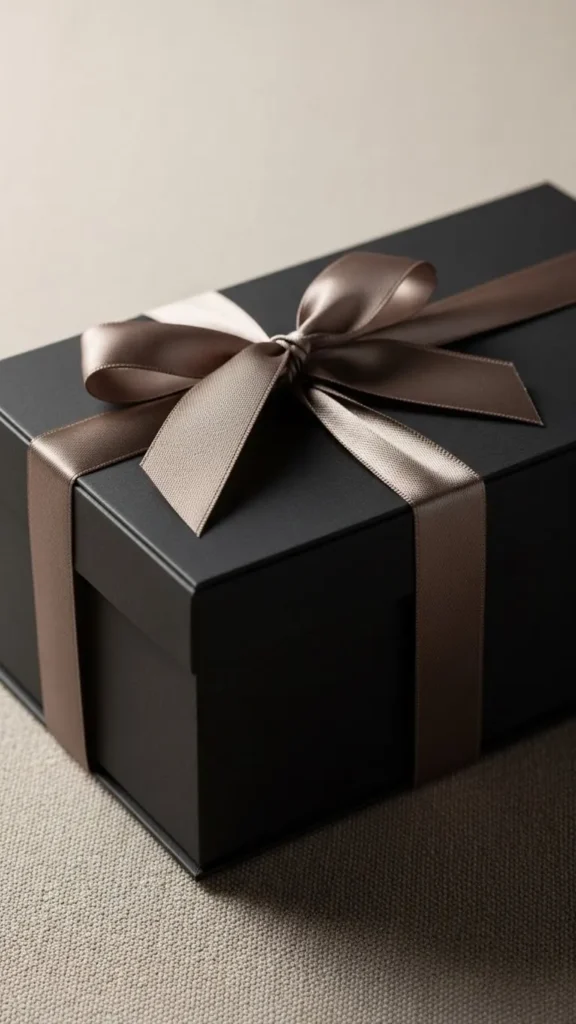 Rigid Matte Black Keepsake Box