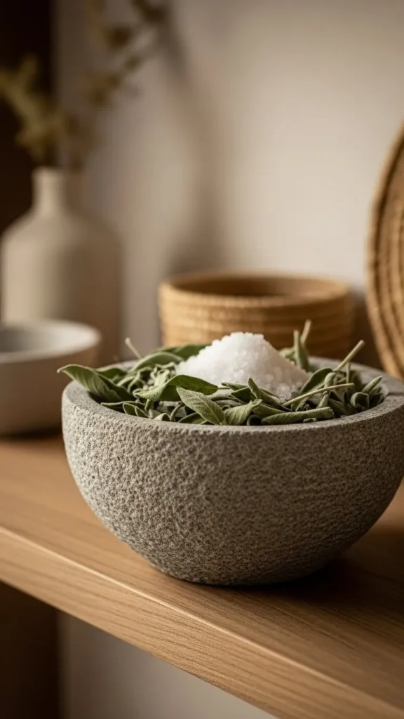 Sage Leaf and Sea Salt Mix