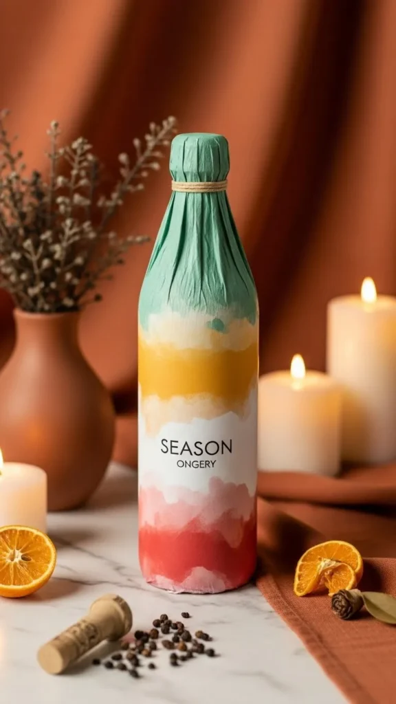 Seasonal Color Theme Labels