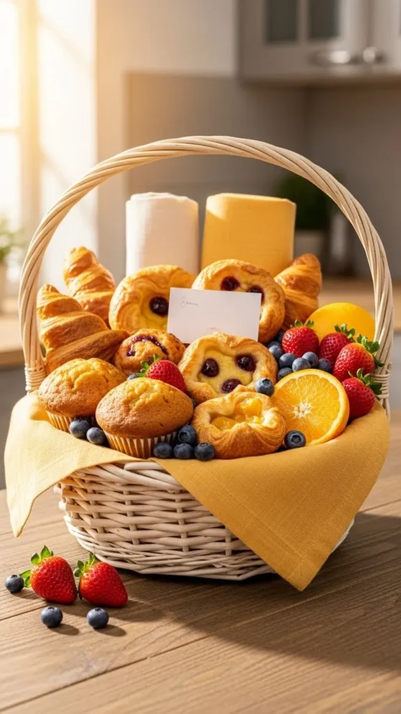 Simple Breakfast Surprise Basket