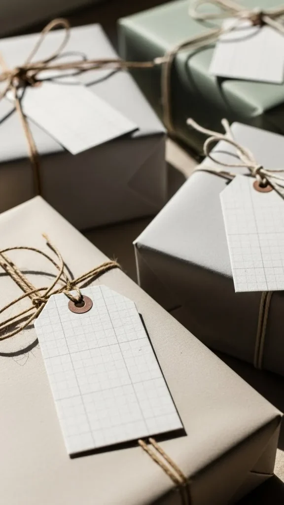 Simple Grid Pattern Tags