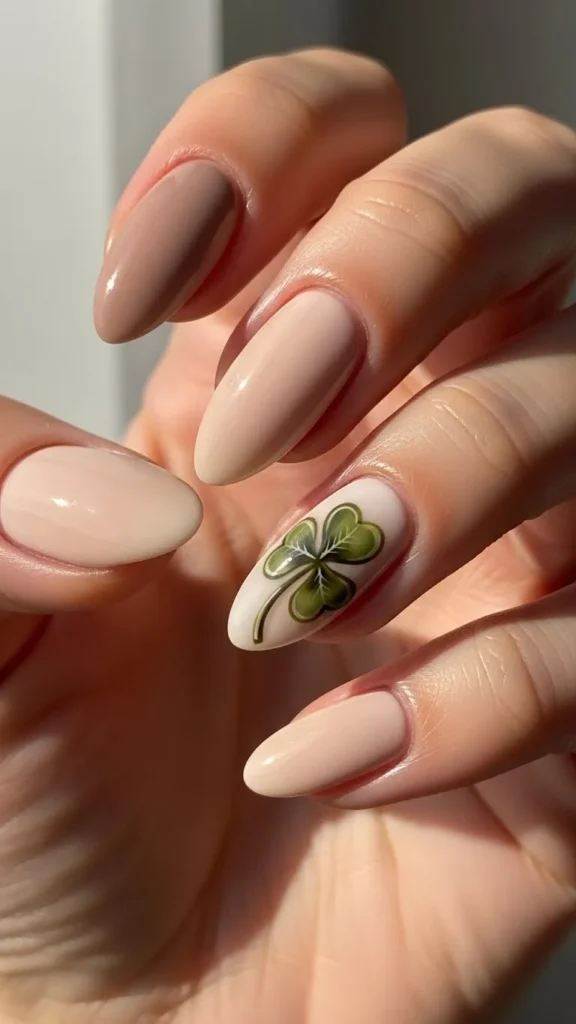 Single Statement Clover Nail