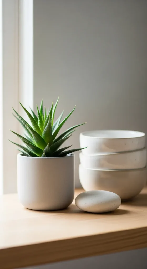 Small Potted Greenery Accent