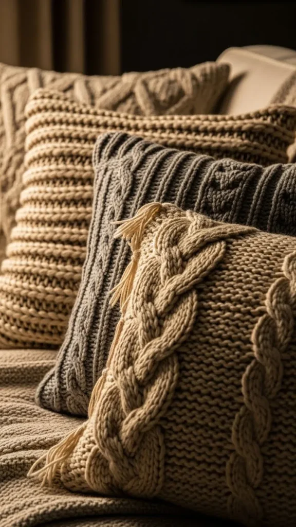 Soft Knit Pillow Covers