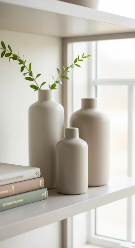 Soft Neutral Vase Grouping