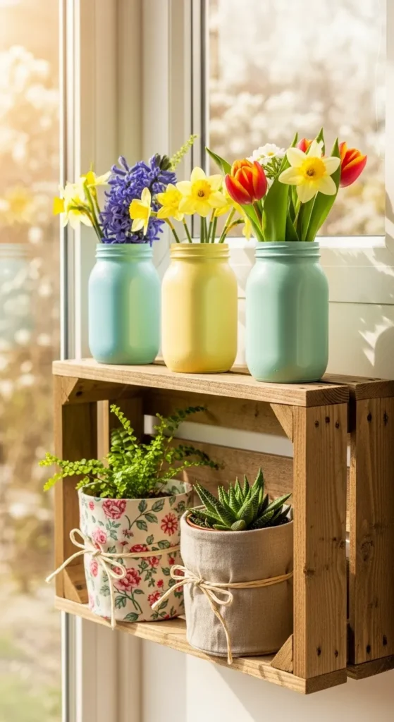 Spring DIY Upcycled Decor