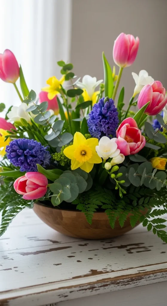 Spring Floral Coffee Table Bowl