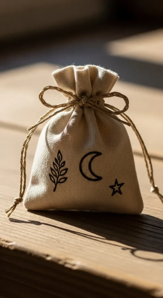 Stamped Nature Symbol Bags