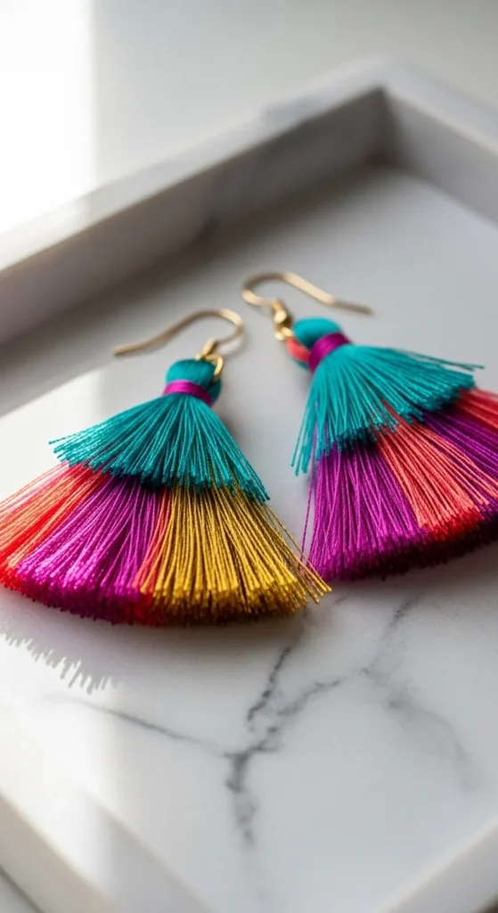 Statement Tassel Earrings