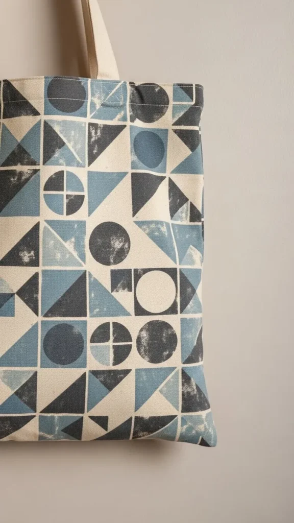 Stenciled Quote-Free Tote