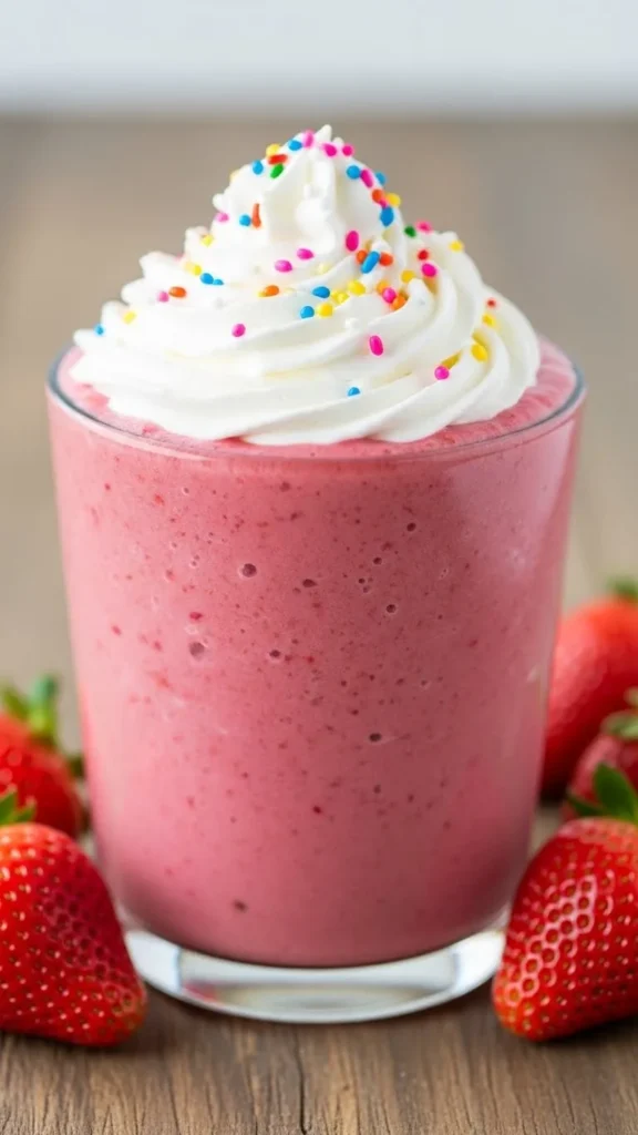 Strawberry Banana Cream Smoothie