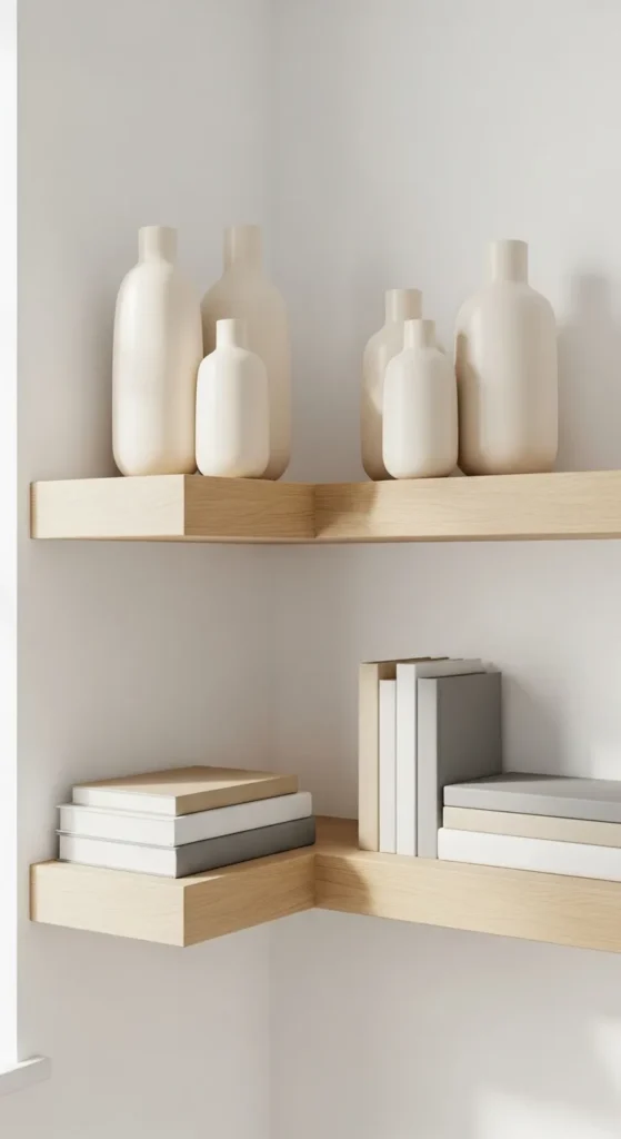 Symmetrical Shelf Corners
