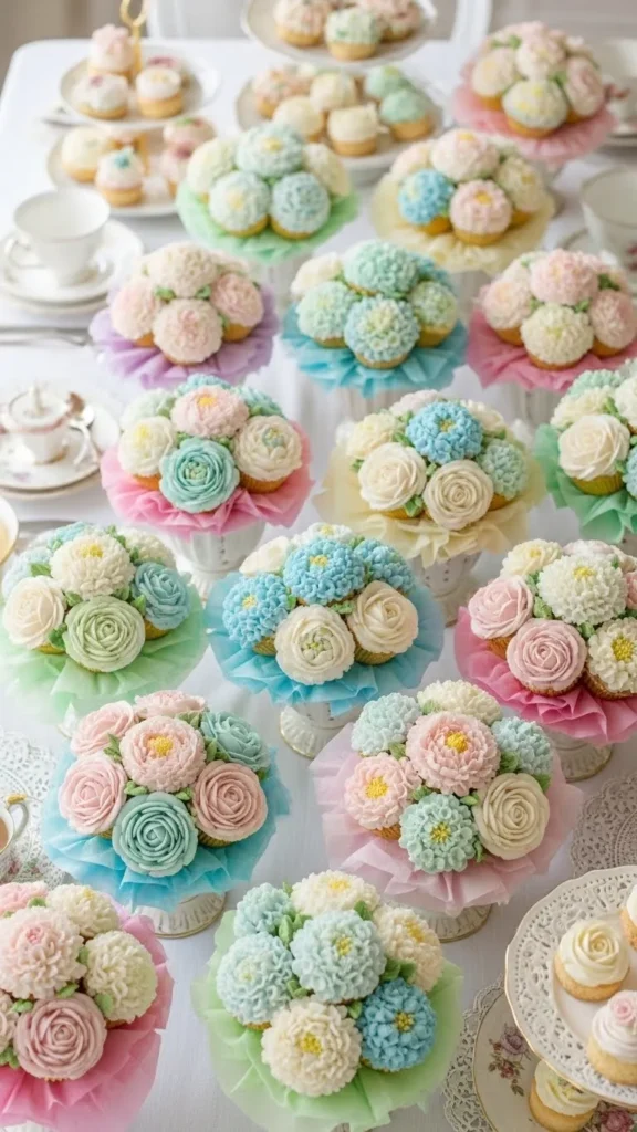 Tea Party Cupcake Bouquet