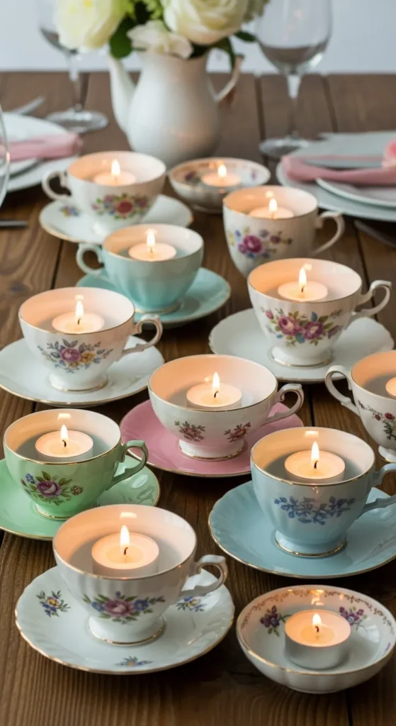 Teacup Candle Holders