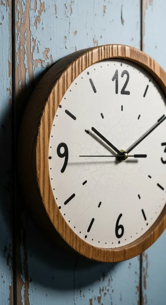 Thrifted Clock With New Face