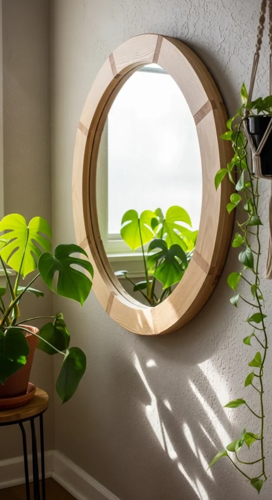 Thrifted Mirror With a DIY Frame