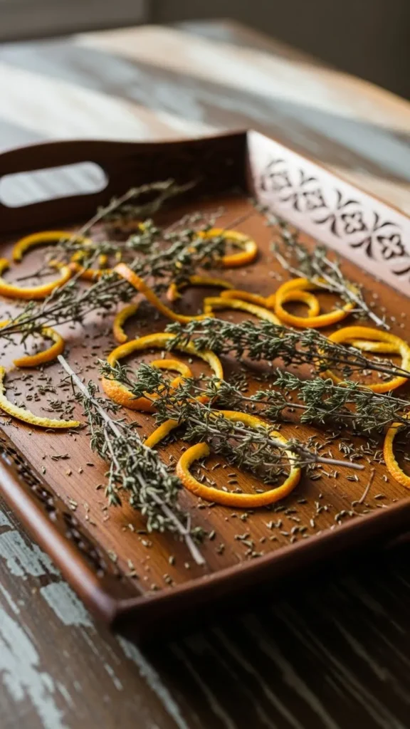 Thyme and Orange Zest Tray