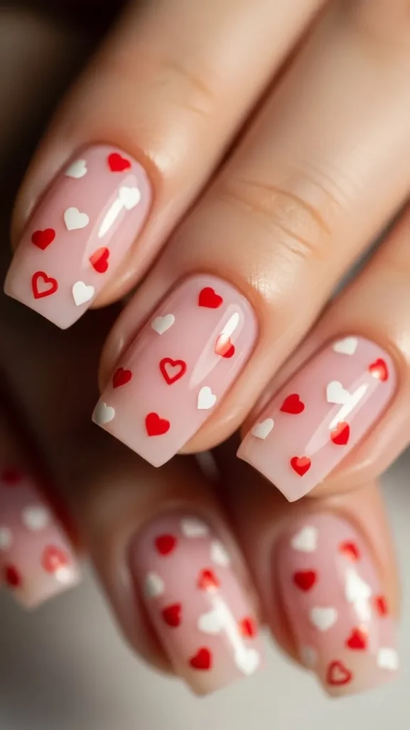 Tiny Heart Nail Decals