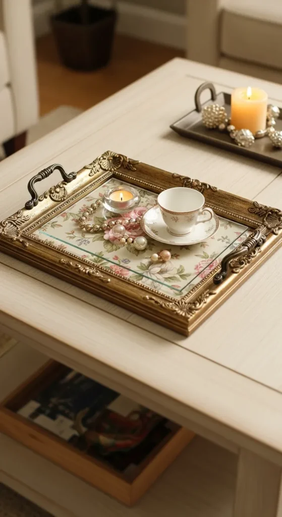Tray Made From Old Frame