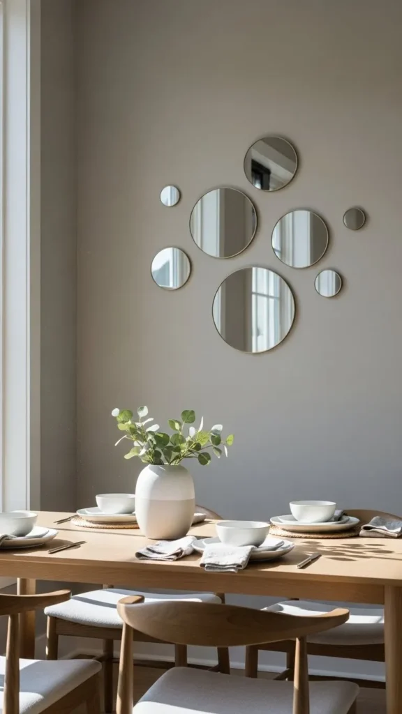 Use Mirrors to Fill Space and Reflect Light