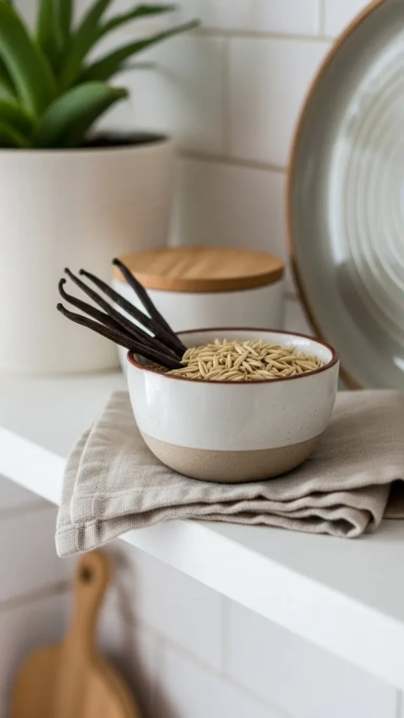 Vanilla Pod and Oat Husk Mix