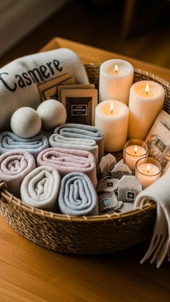 Warm Socks and Small Comforts Basket