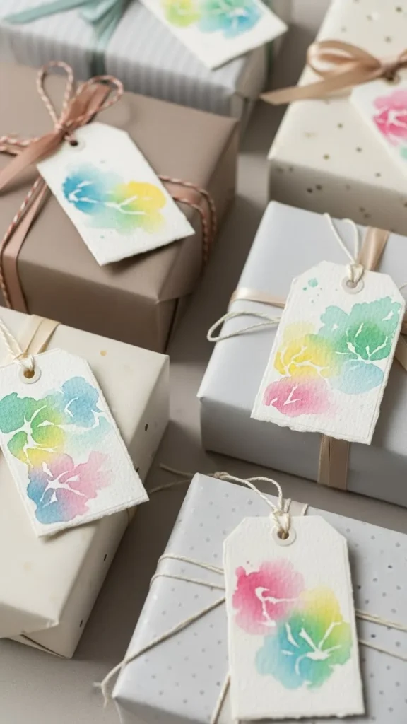 Watercolor-Style Tags