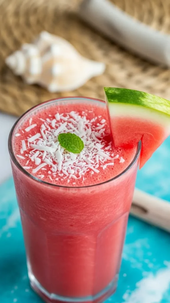 Watermelon Coconut Smoothie