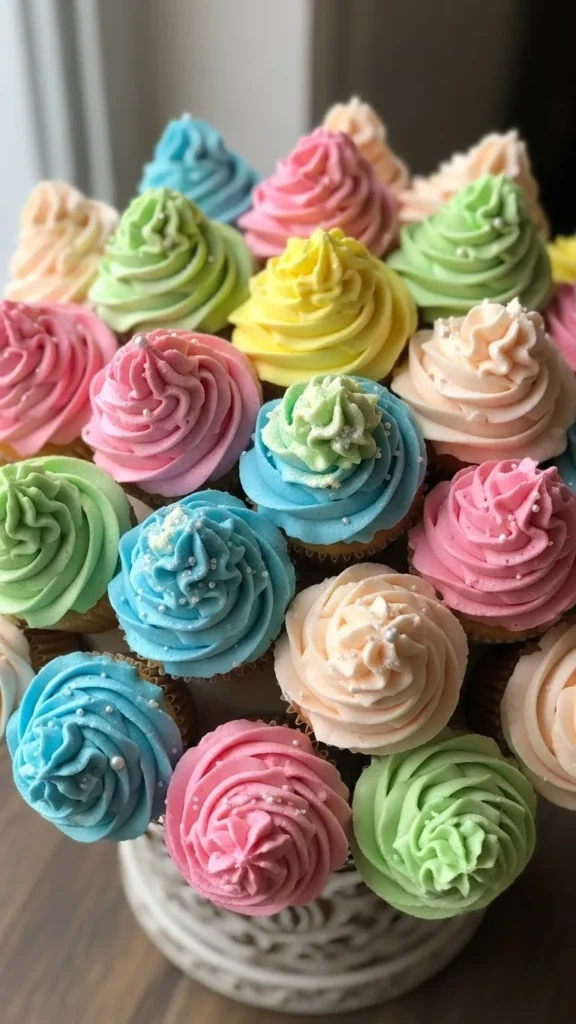 Whipped Swirl Cupcake Bouquet