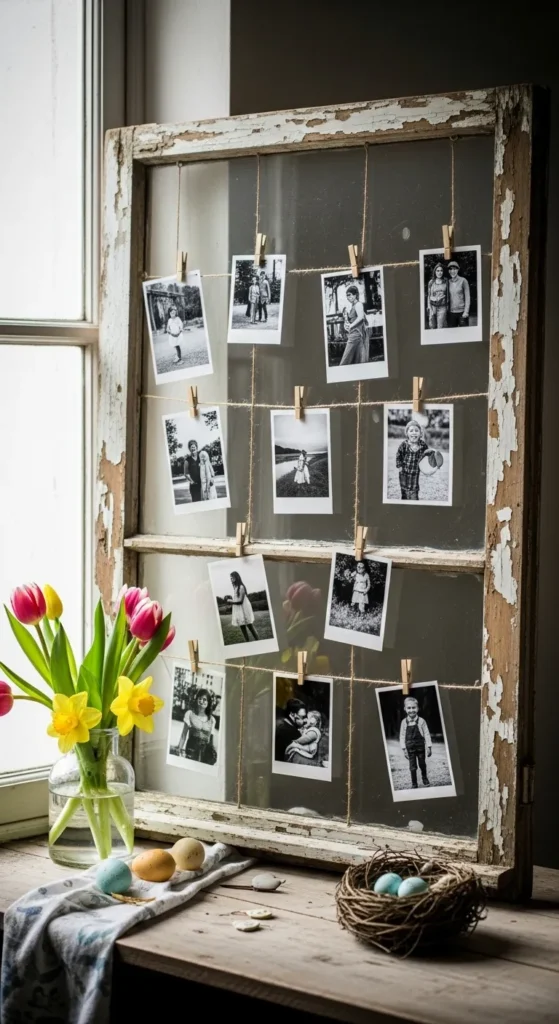 Window Frame Photo Board