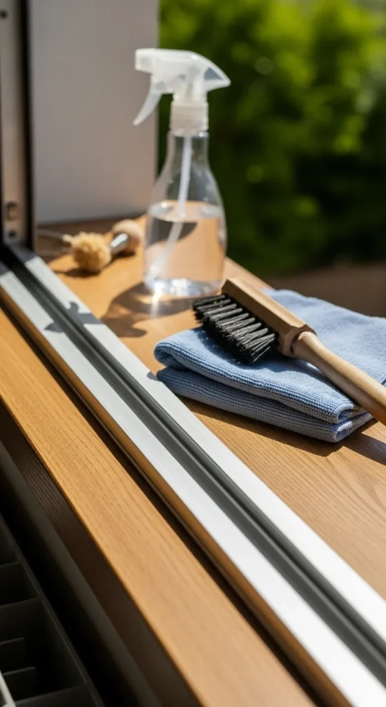 Window Track Cleaning