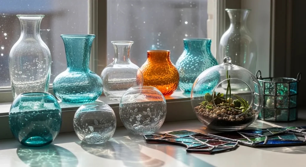 22 Elegant DIY Spring Glass Crafts That Catch Light