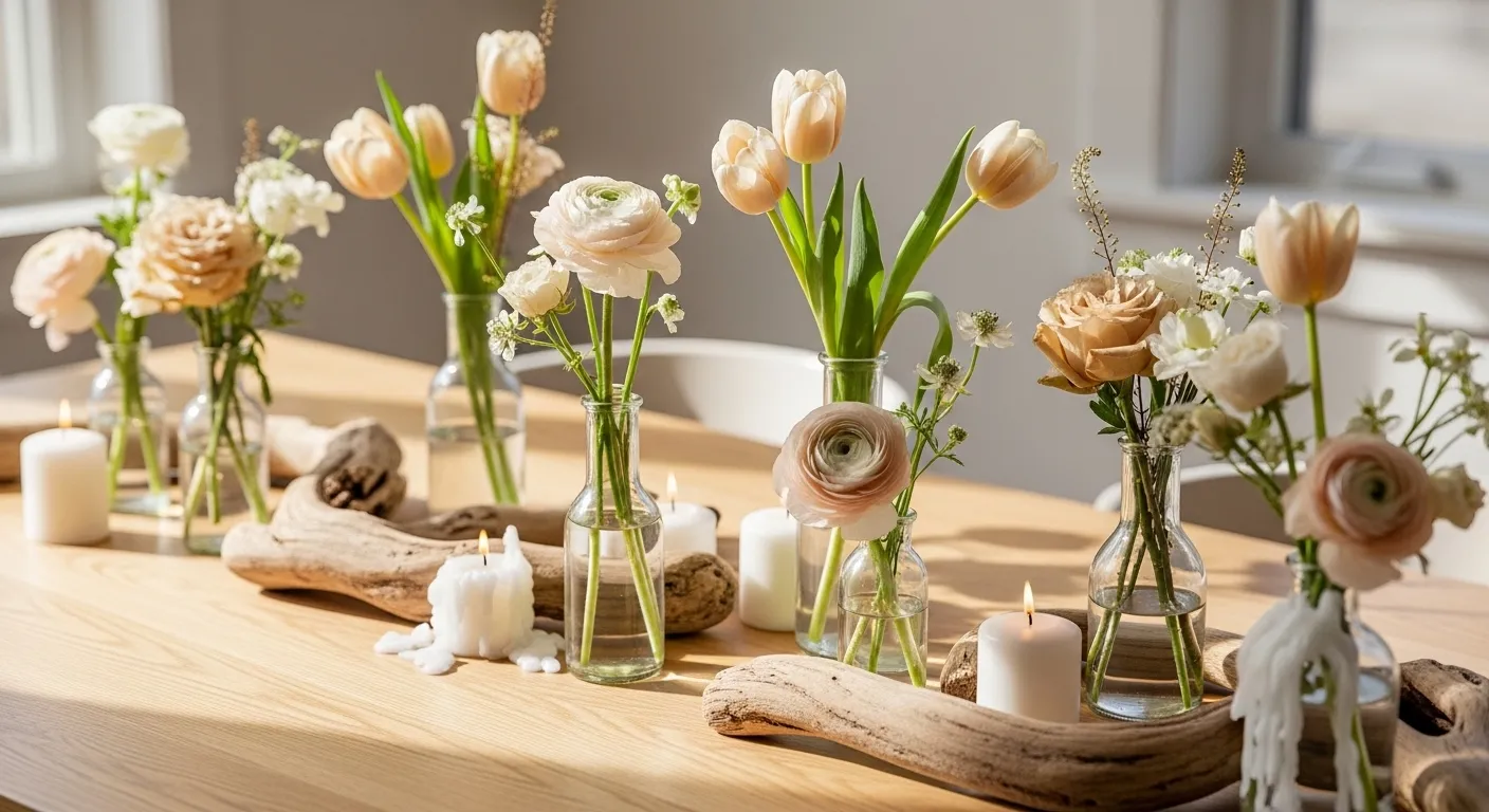 23 Elegant DIY Spring Neutral Centerpieces That Feel Calm