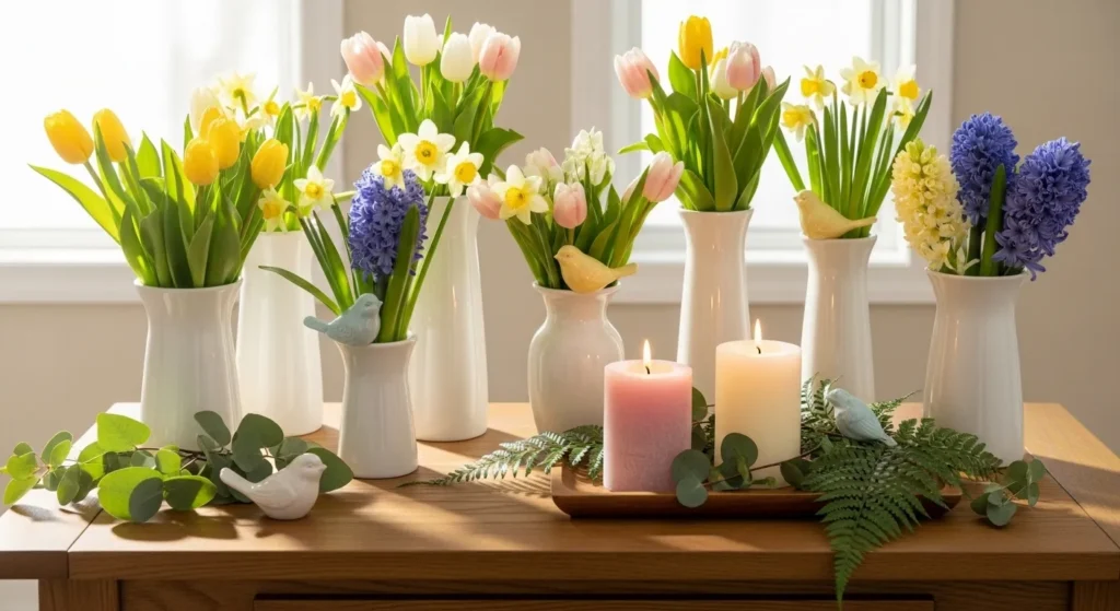 23 Simple Spring DIY Entry Table Decor Ideas That Welcome