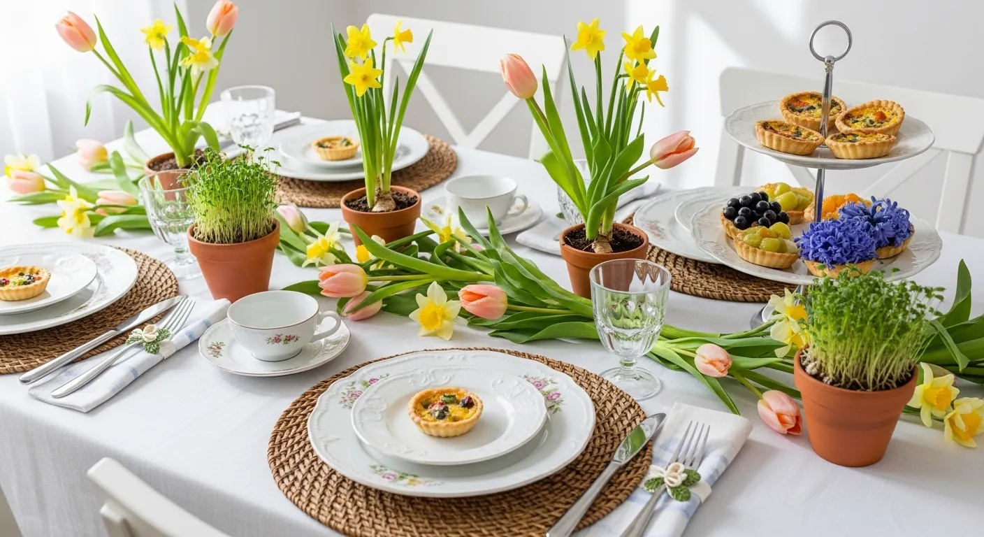 24 Beautiful DIY Spring Table Styling Ideas for Everyday