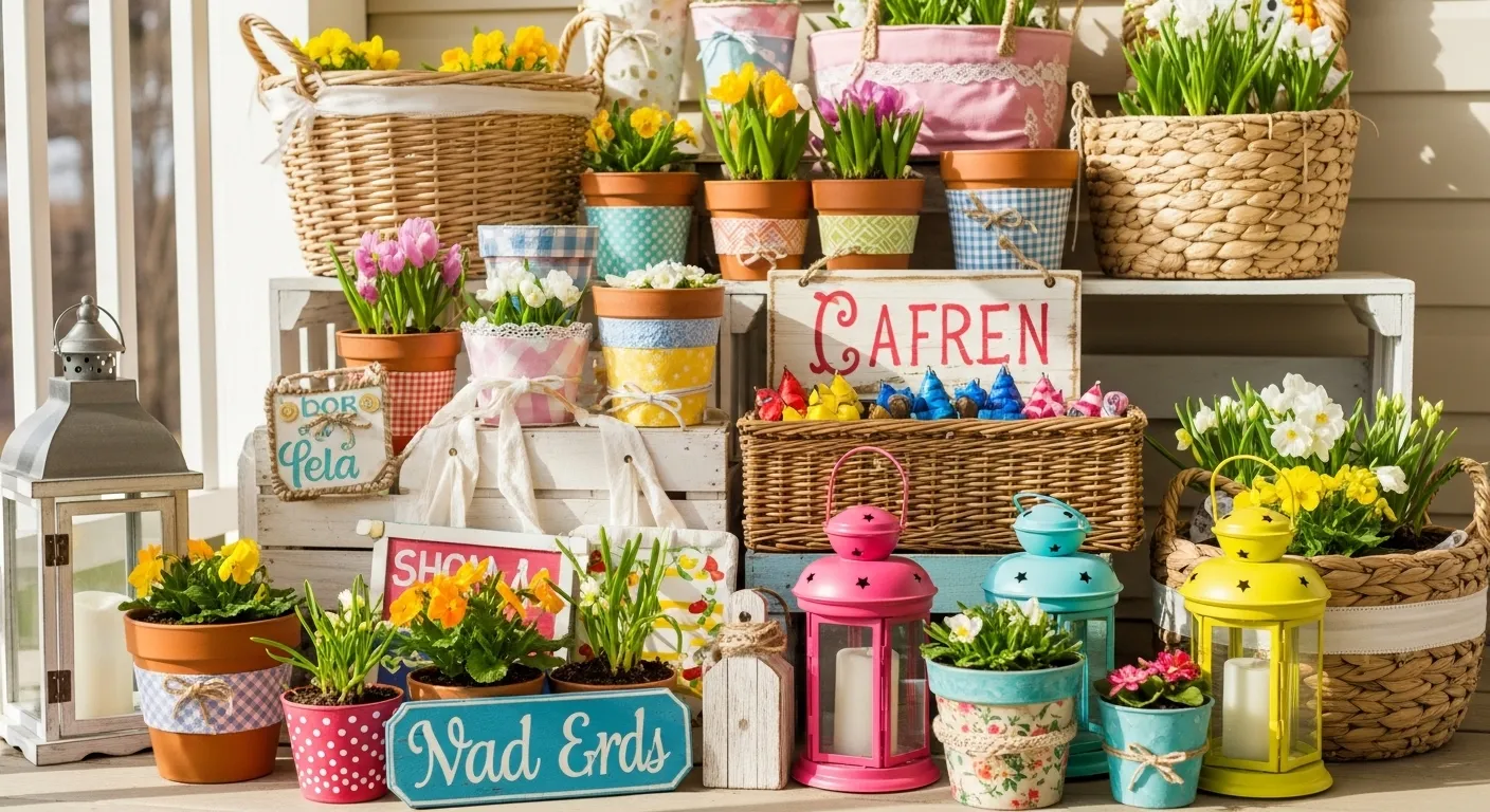 24 Easy Spring DIY Porch Crafts That Feel Inviting