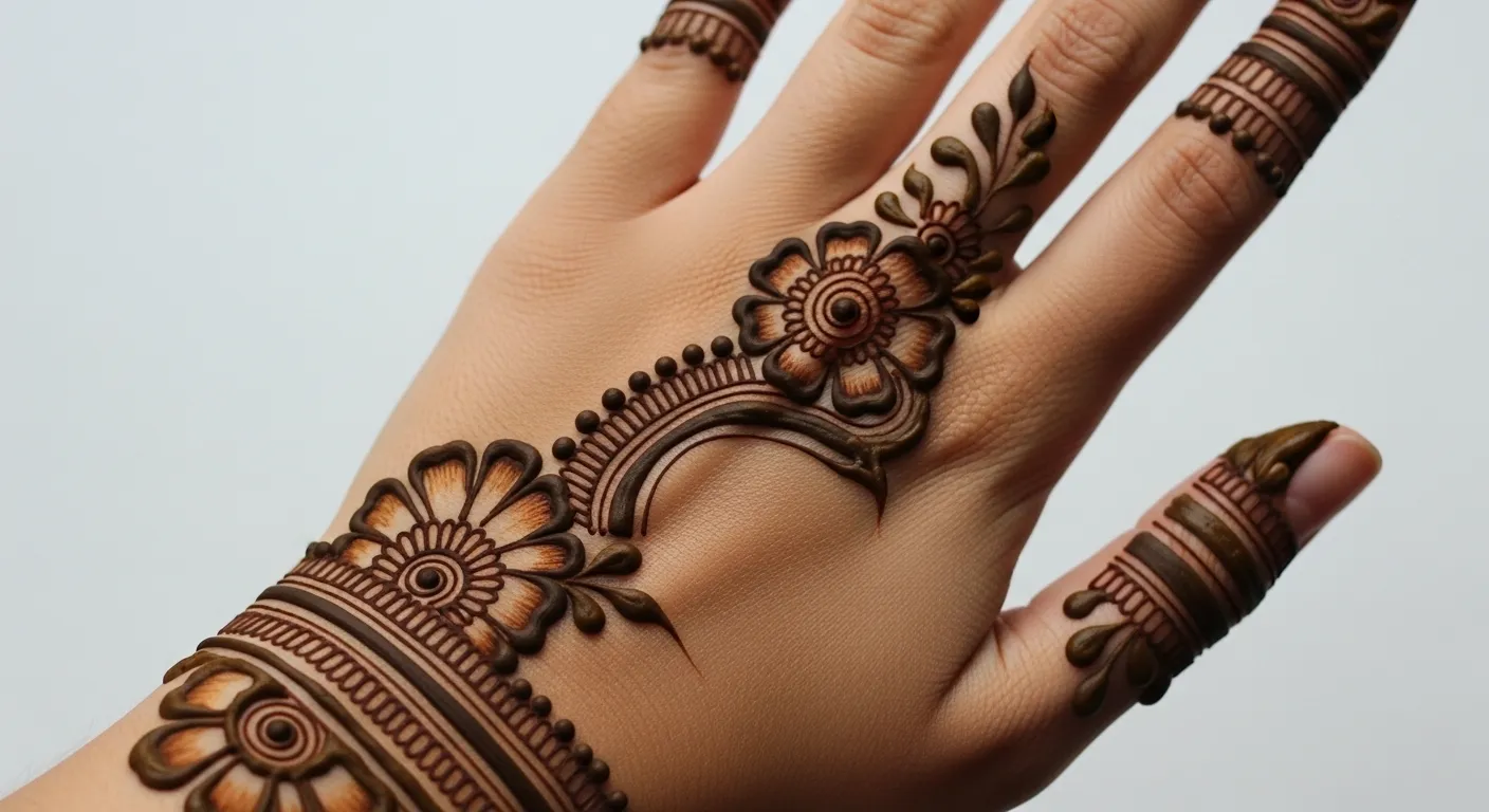 24 Stunning Simple Back Hand Mehndi Designs That Elevate Your Look