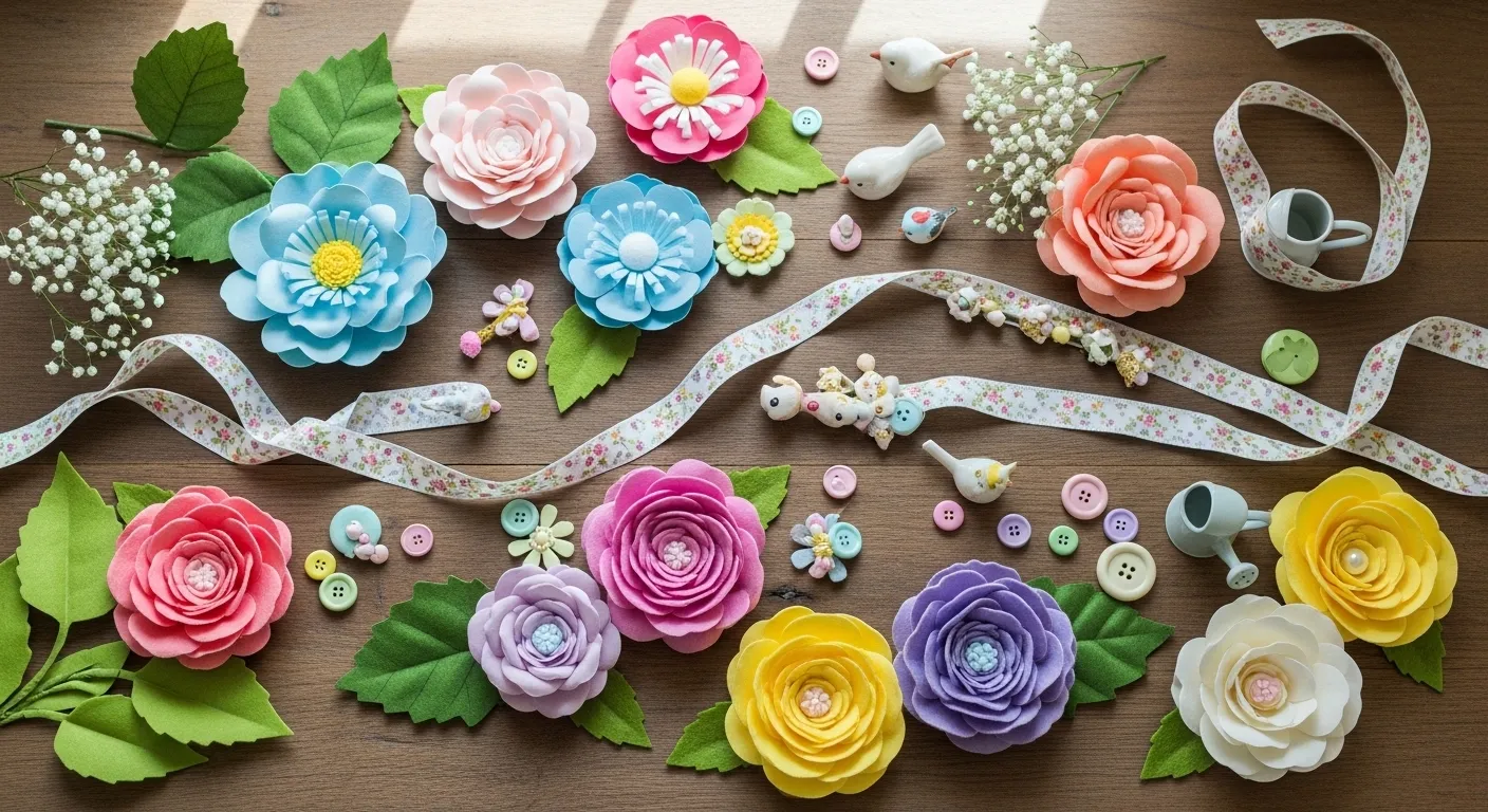 25 Beautiful Spring DIY Floral Crafts Without Real Flowers