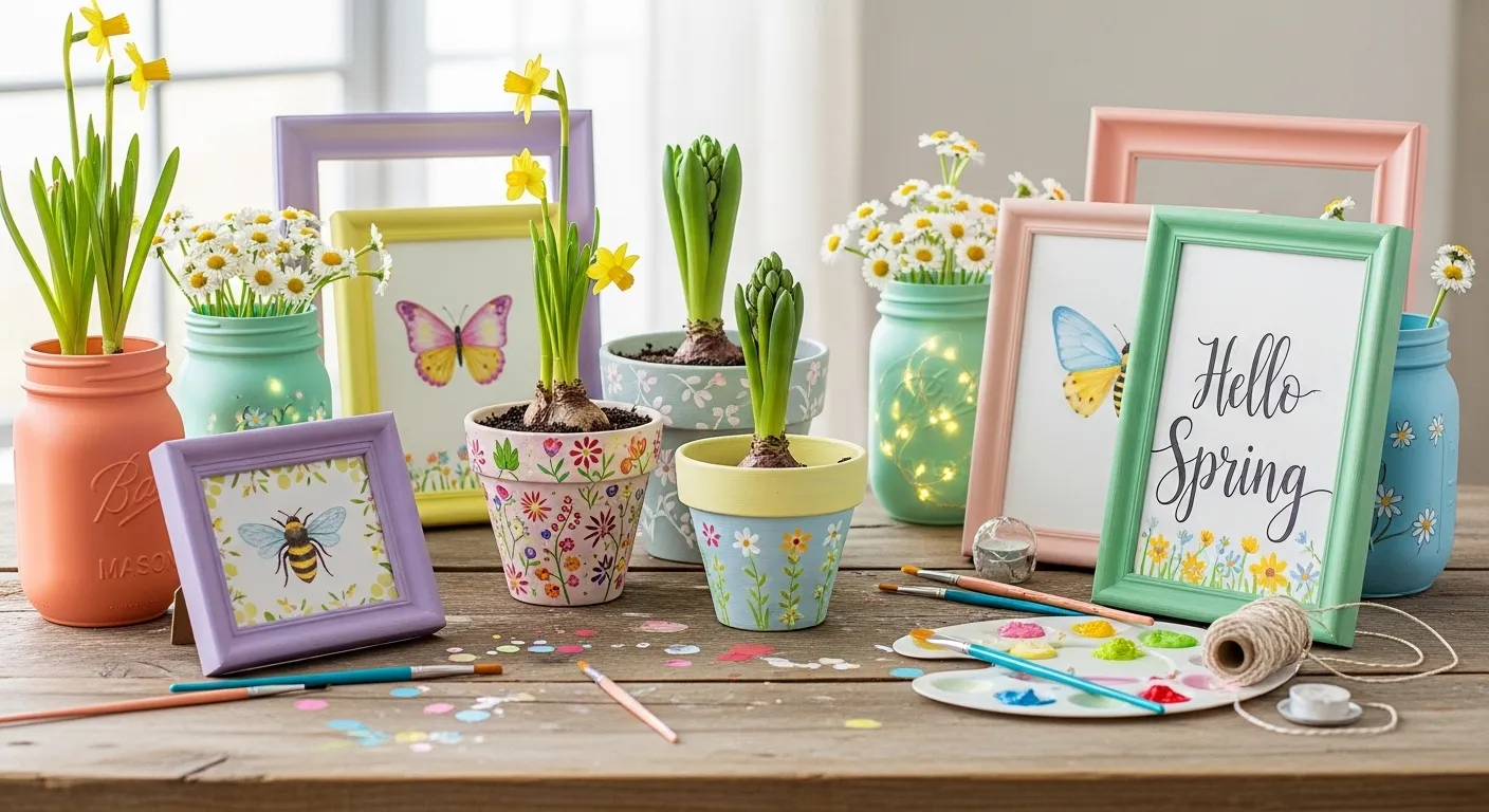 25 Easy DIY Spring Painted Decor Ideas for Beginners