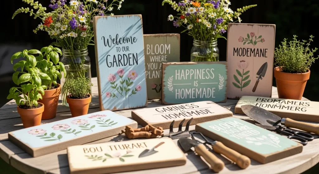 25 Rustic Spring DIY Wooden Signs That Feel Handmade